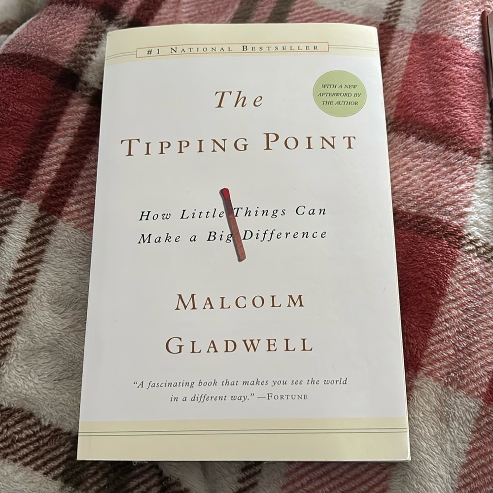 Malcolm Gladwell
The Tipping Point: How Little Things Can Make a Big Difference